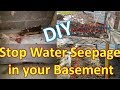 DIY - STOP Water seepage in your basement with Graded Ground Slope | #basementleak #waterseepage