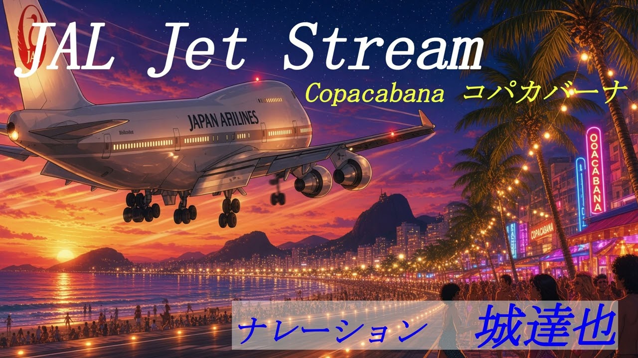 JAL JET STREAM 全30枚 新珠の名曲と城達也のナレーション ✈JAL ジェットストリーム Jet Stream「コパカバーナ」城達也