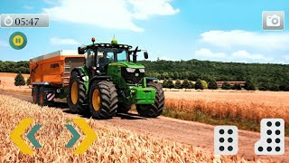 Supreme tractor farming modern farm: games 2021 - Android tractor gameplay screenshot 1