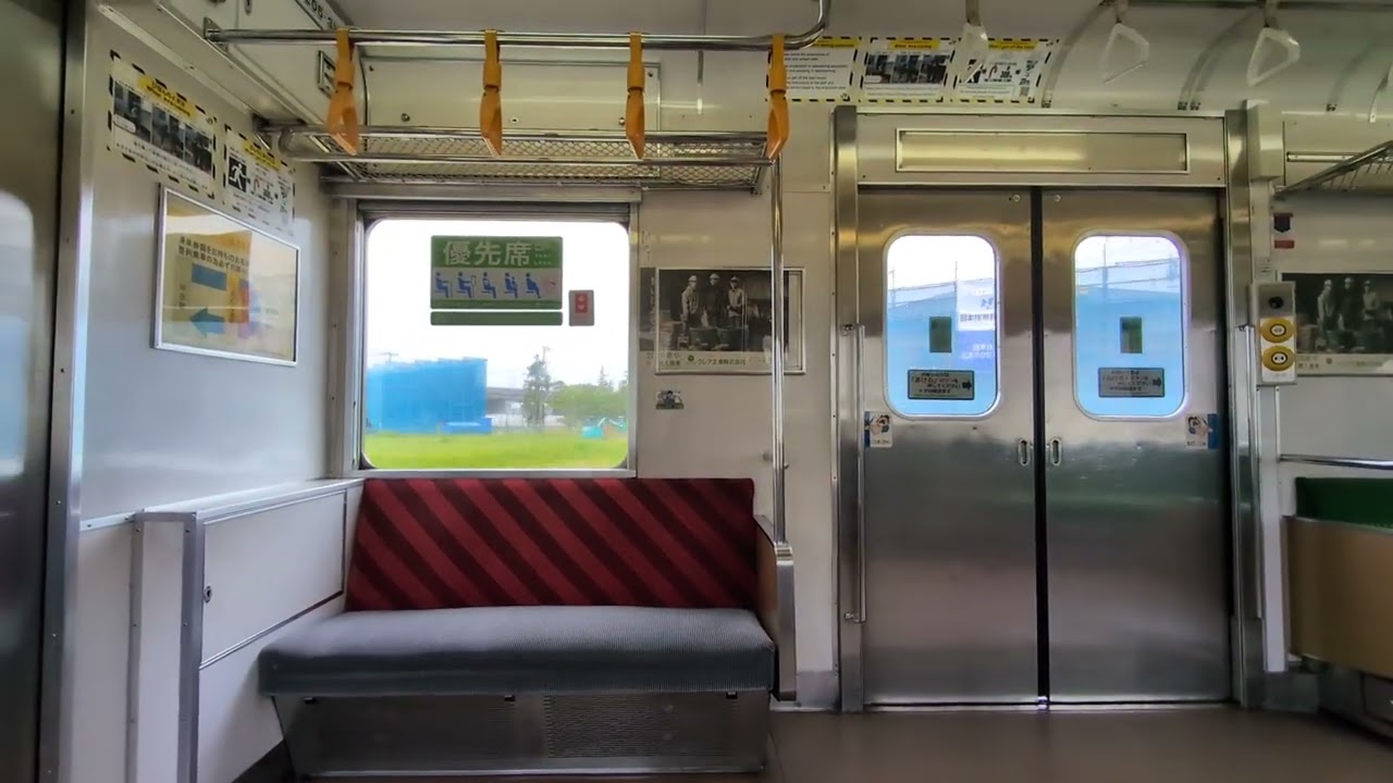 JR仙石線 205系3100番台(M10) 走行音(界磁添加励磁制御) 車内肉声放送