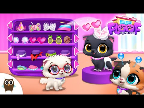Meet Pets Family! 💙 Welcome to the Cute Dog & Kitty House! 💚 | TutoTOONS Cartoons & Games for Kids