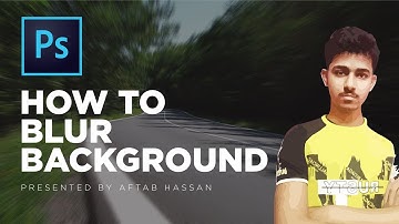 How to Blur Background in Photoshop - Tilt Shift Effect (Urdu/Hindi)