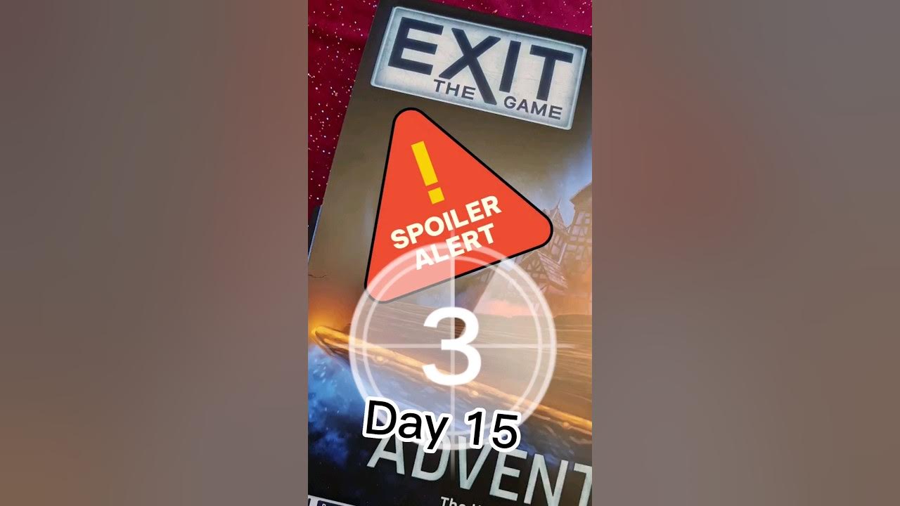 Exit advent calendar day 15!! YouTube