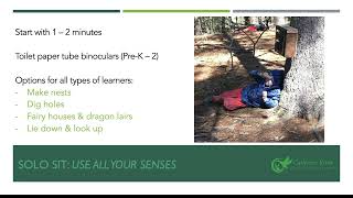 Part 2 Teaching Outdoors Simple Activities to Get Started