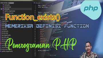 Membuat fungsi tanggal dengan kondisi function exists