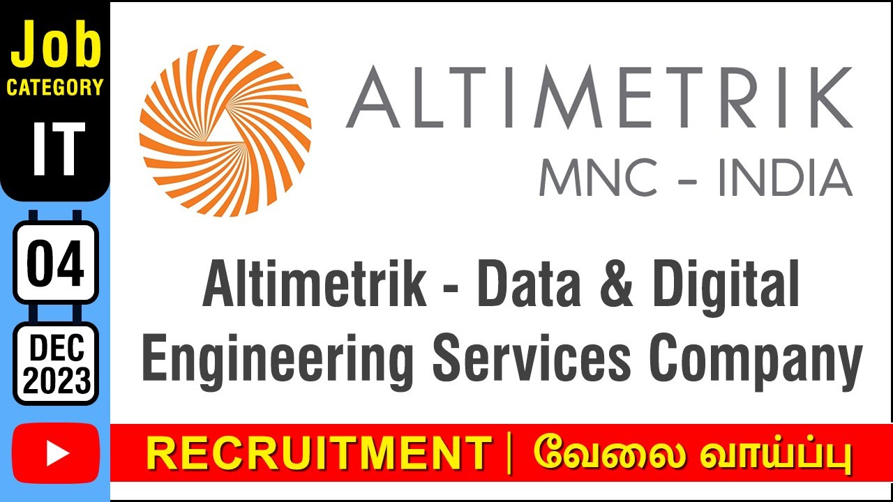 IT Job Altimetrik MNC Company Recruitment DEC 2023 MNC India In it-job-altimetrik-mnc-company-recruitment-dec-2023-mnc-india-in