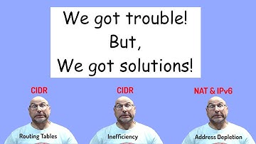 We got problems! We got solutions: IPv6 NAT and CIDR!