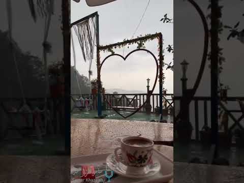 القهوة و المطر