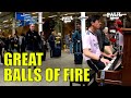 When I Play GREAT BALLS OF FIRE at Busy Train Station Public Piano | Cole Lam