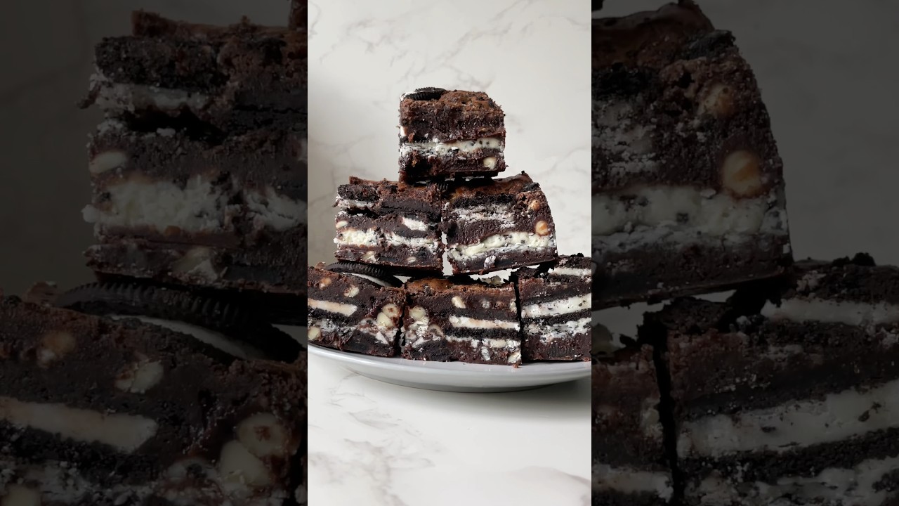 Would you try these Oreo brownies?🤩🍪 