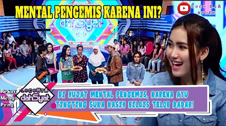 DI HUJAT MENTAL PENGEMIS, KARENA AYU TINGTING SUKA KASIH BILQIS TELOR DADAR! - DAHSYAT