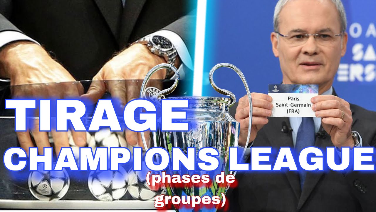 🔴TIRAGE LIGUE DES CHAMPIONS PHASES DE GROUPES / DRAW CHAMPIONS LEAGUE