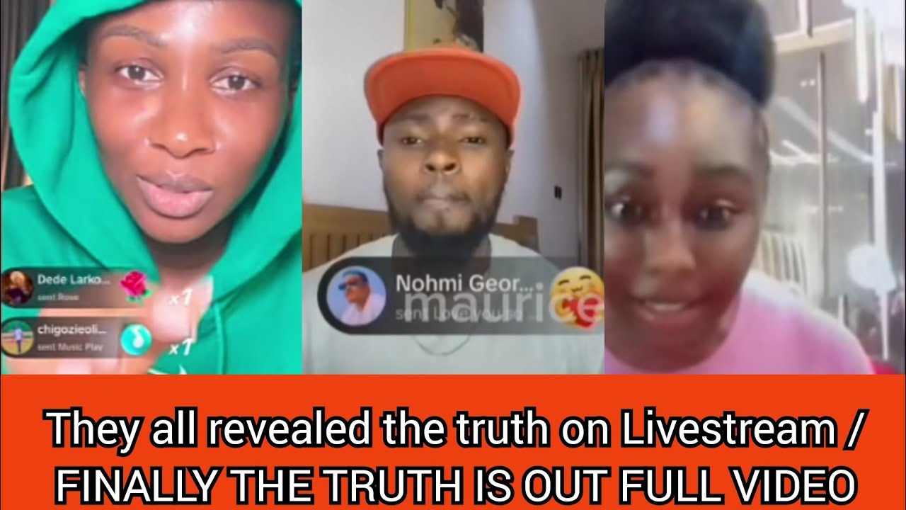 They finally revealed the truth on Livestream together. Long awaited