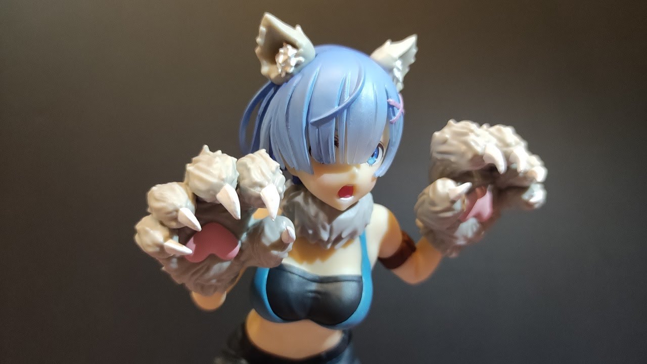 Rem Monster Motions Espresto est figure review (Banpresto) YouTube