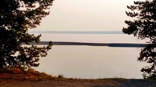 Grant Village Campground at Yellowstone Lake