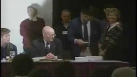 Dr. Deming Performing the Red Bead Experiment