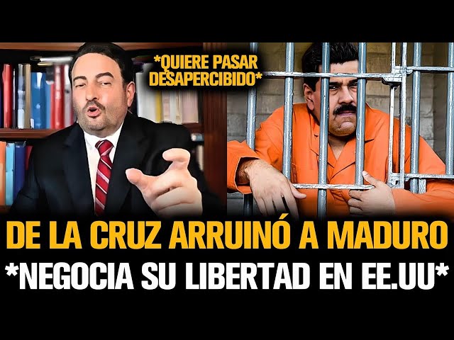 DE LA CRUZ ESTALLÓ CONTRA MADURO TRAS NEGOCIAR SU LIBERTAD EN ESTADOS UNIDOS