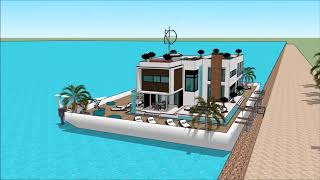 DAR SKETCHUP ARKITETTURA DISINN TAL ARKITETTURA PALAZZ HOUSE KAMRA MALTA DAR F’WIĊĊ L ILMA KASTELL P