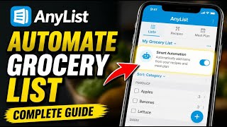 How to automate your grocery list with AnyList - Complete Guide