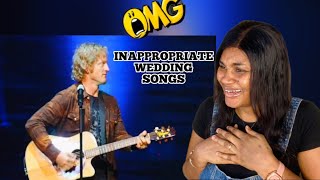 FIRST TIME REACTING TO | Tim Hawkins - Inappropriate Wedding Songs | so hilarious 😂