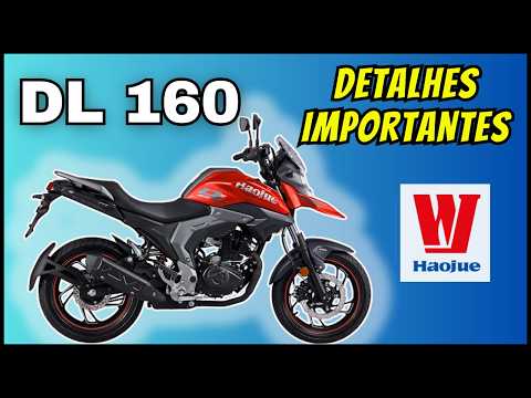Haojue DL 160: Detalhes que fazem diferença!