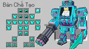 Tô Gà Chế Tạo Bộ Giáp Robot Mạnh Nhất Trong Minecraft!