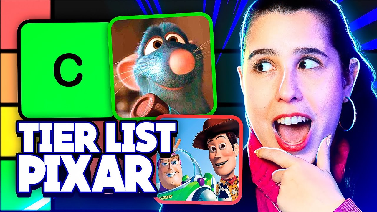 TIER LIST DA PIXAR! QUAIS OS MELHORES E PIORES FILMES NA MINHA OPINIÃO?