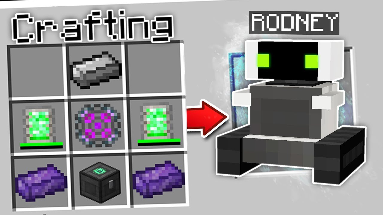 CRAFTING THE ULTIMATE MINECRAFT ROBOT! - YouTube