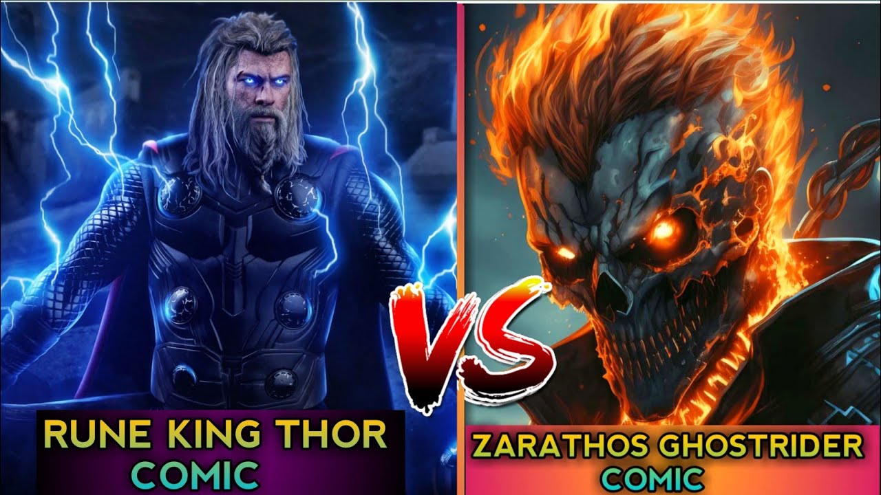 Zarathos Ghost Rider vs Rune King Thor ! who will win?? ! in hindi ...