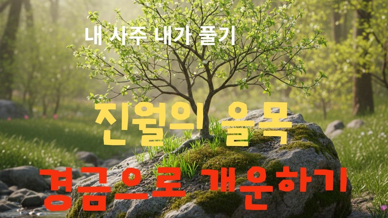 내 사주 내가 풀기(진월의 을목 경금으로 개운)