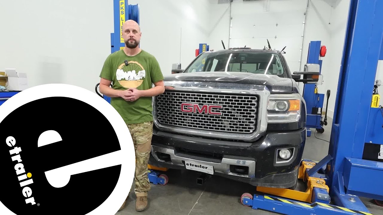 etrailer | Installing the Curt Front Mount Trailer Hitch Receiver on a 2016 GMC Sierra 2500