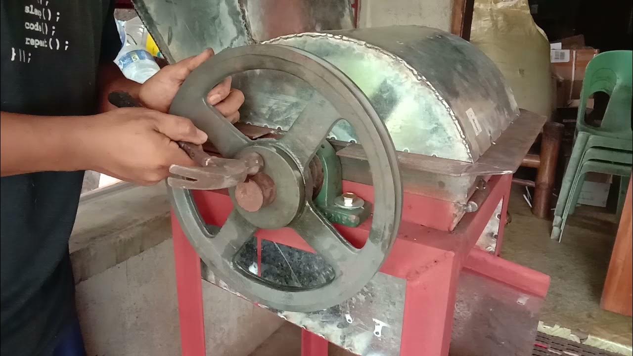 Coconut Husk Shredder Motor Installation YouTube