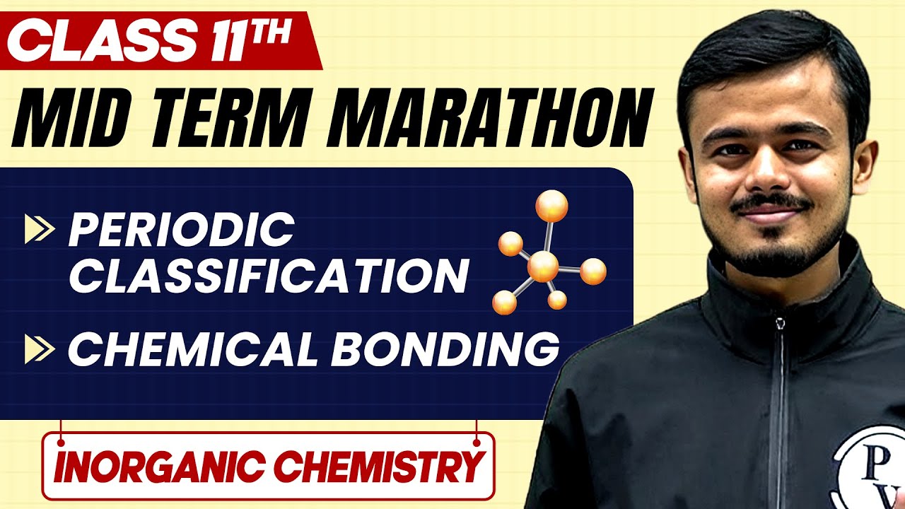 Complete CBSE Inorganic Chemistry - Class 11th | MID Term in One Shot | Marathon Series 🔥