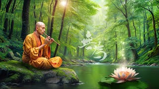 Inaction Zen Music•Indian Flute Healing with stream nature sounds for Inner Peace Deep relaxing Calm