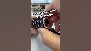 Abus Zahlenschloss Code ändern — Schnell & Einfach (Anleitung)