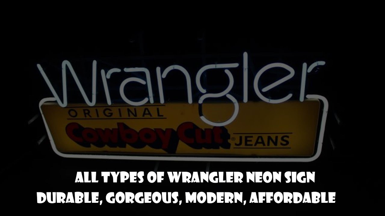 Letrero de neón Wrangler - LITA SIGN Wrangler / Neon Sign