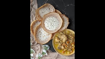 PaalAppam Batter Recipe - Kerala Fermented Rice Pancakes (Lace Appams) #keralarecipes #appam #Kerala