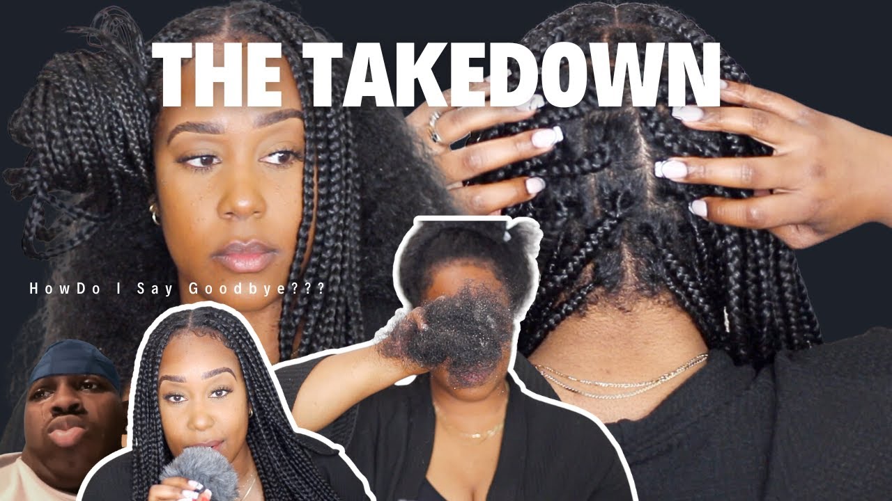 Разбор косы без узлов... Как мне сказать «до свидания»??? 😢