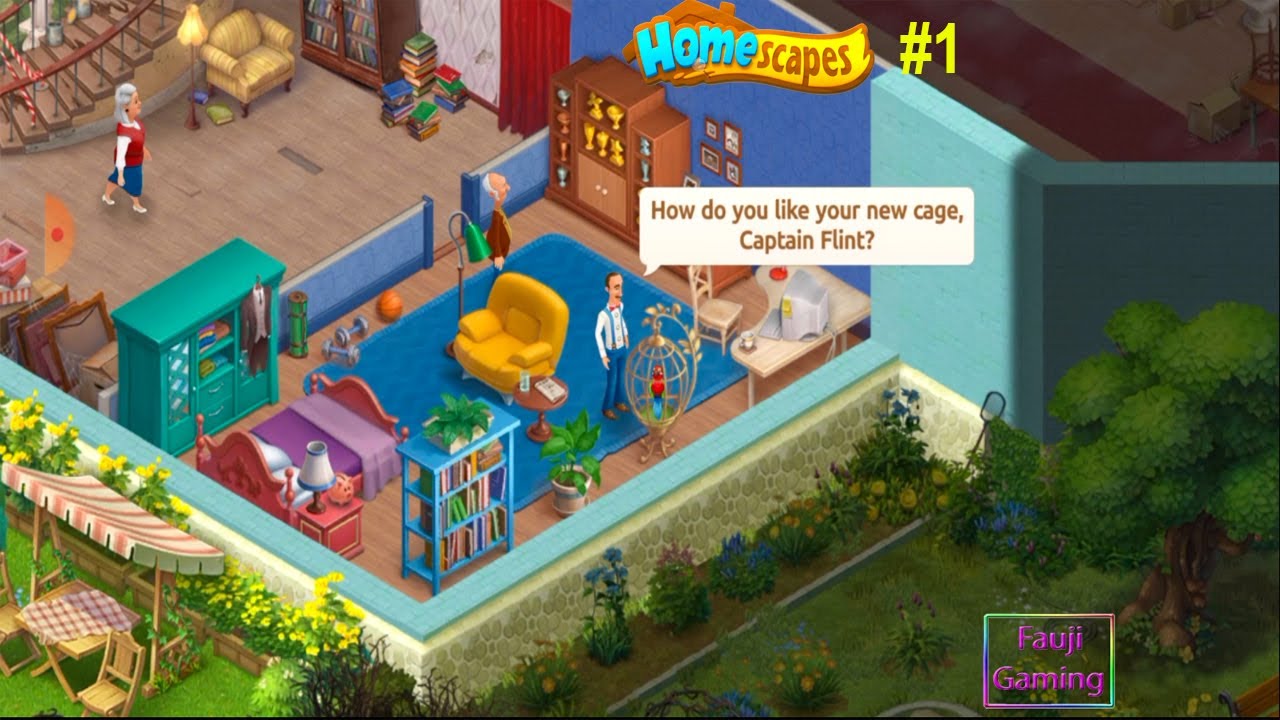 HomeScapes Gameplay Video ¦¦ Homescapes My House Level _1 ¦¦ Homescapes