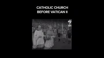 Catholic Church before Vatican II