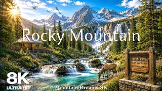 Rocky Mountain National Park 8K 🏔️ | Colorado's Wildest Mountain Paradise | Relaxing Piano