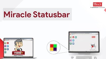 Let’s talk about STATUSBAR of Miracle Desktop | In Miracle Accounting Software (rkitsoftware)
