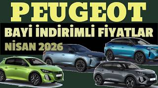 Peugeot Ni̇san Ayi 0 Km Bayi̇ İndi̇ri̇mli̇ Fi̇yatlari - E208, 408, 2008, E2008, 3008, E3008 Ve 5008