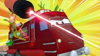 Трой Супер Поезд спасает Железнодорожный город - Автомобильный Город 🚄 детский мультфильм