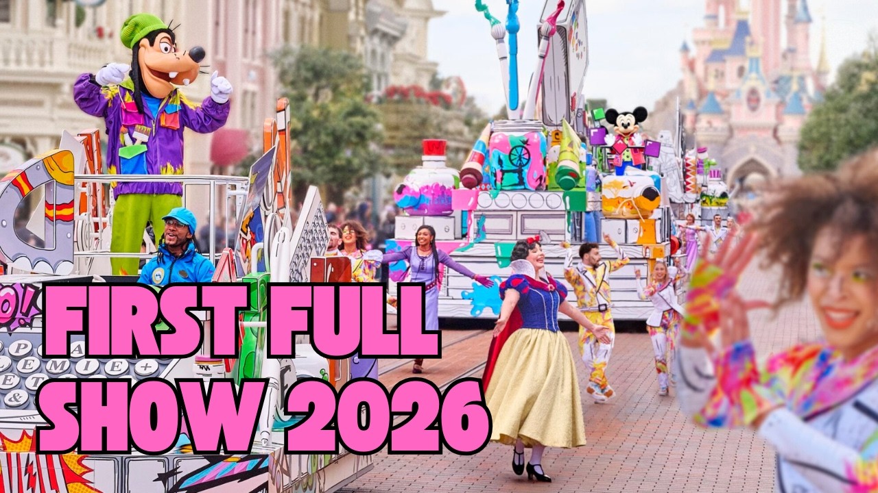 🎨 Премьера! Миллион всплесков цвета – полное парадное шоу | Первый парад в Диснейленде Парижа в 2...