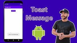 How to Show Toast Message in Android Studio | Toast Demo in Android Studio screenshot 1