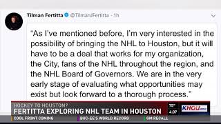 Fertitta exploring NHL team in Houston Information