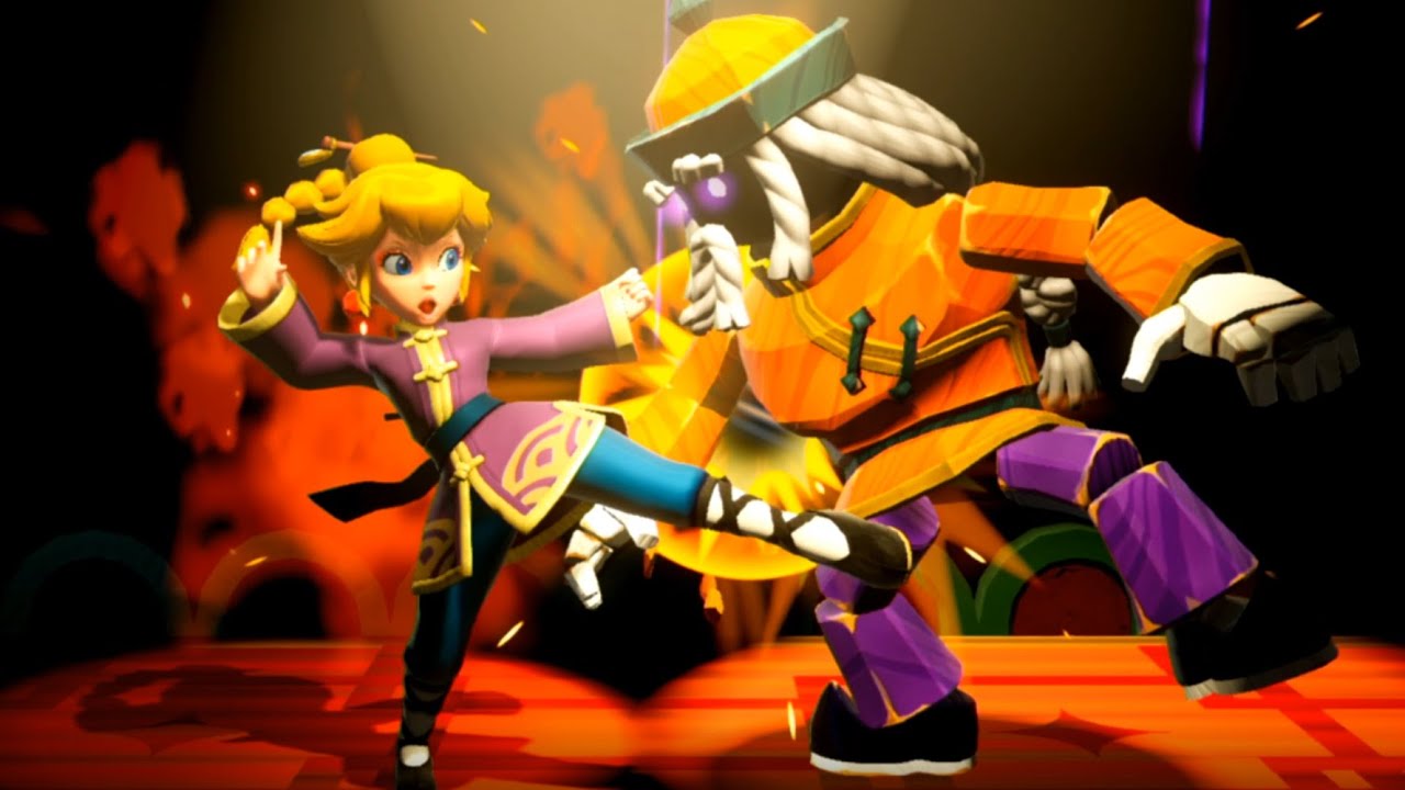 ピーチ、カンフーマスターに!敵をボコボコに殴るピーチ姫　　プリンセルピーチshowtime【princess peach showtime】#10