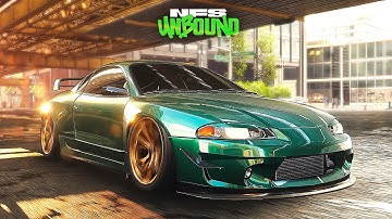 NFS Unbound - Mitsubishi Eclipse GSX Customization and Gameplay