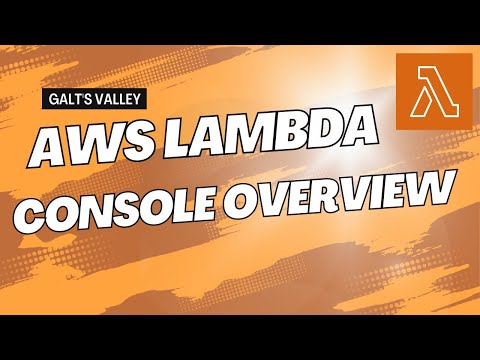 AWS Lambda Console Overview
